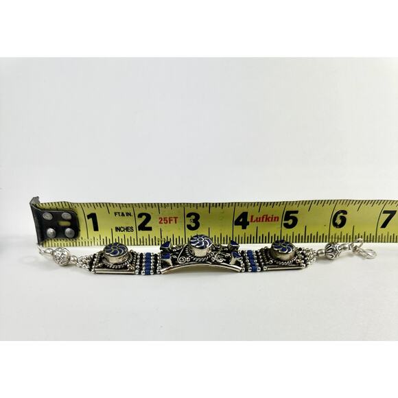 Tibetan‎ Silver Bracelet Handmade Boho - Picture 7 of 7